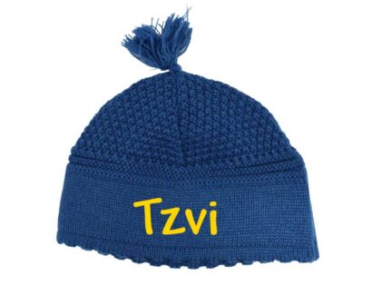 Sleep Yarmulke-Denim Blue