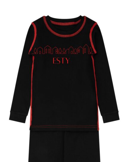 Cozy Village Red Pajama