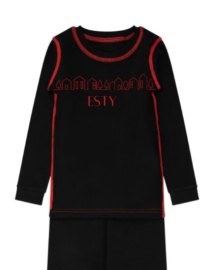 Cozy Village Red Pajama