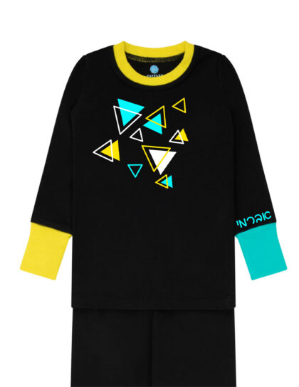 Traingle Storm Blue Pajama