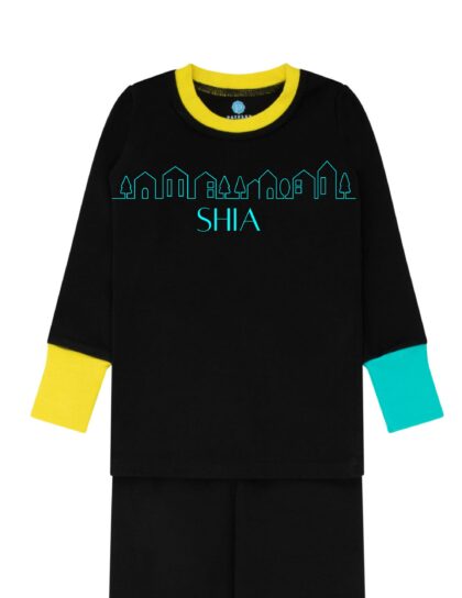 Cozy Village Blue Pajama