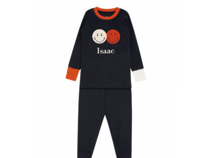 Linked Smiles Pajama Rust