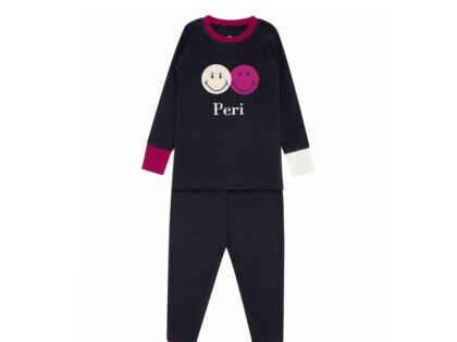 Linked Smiles Pajama Magenta