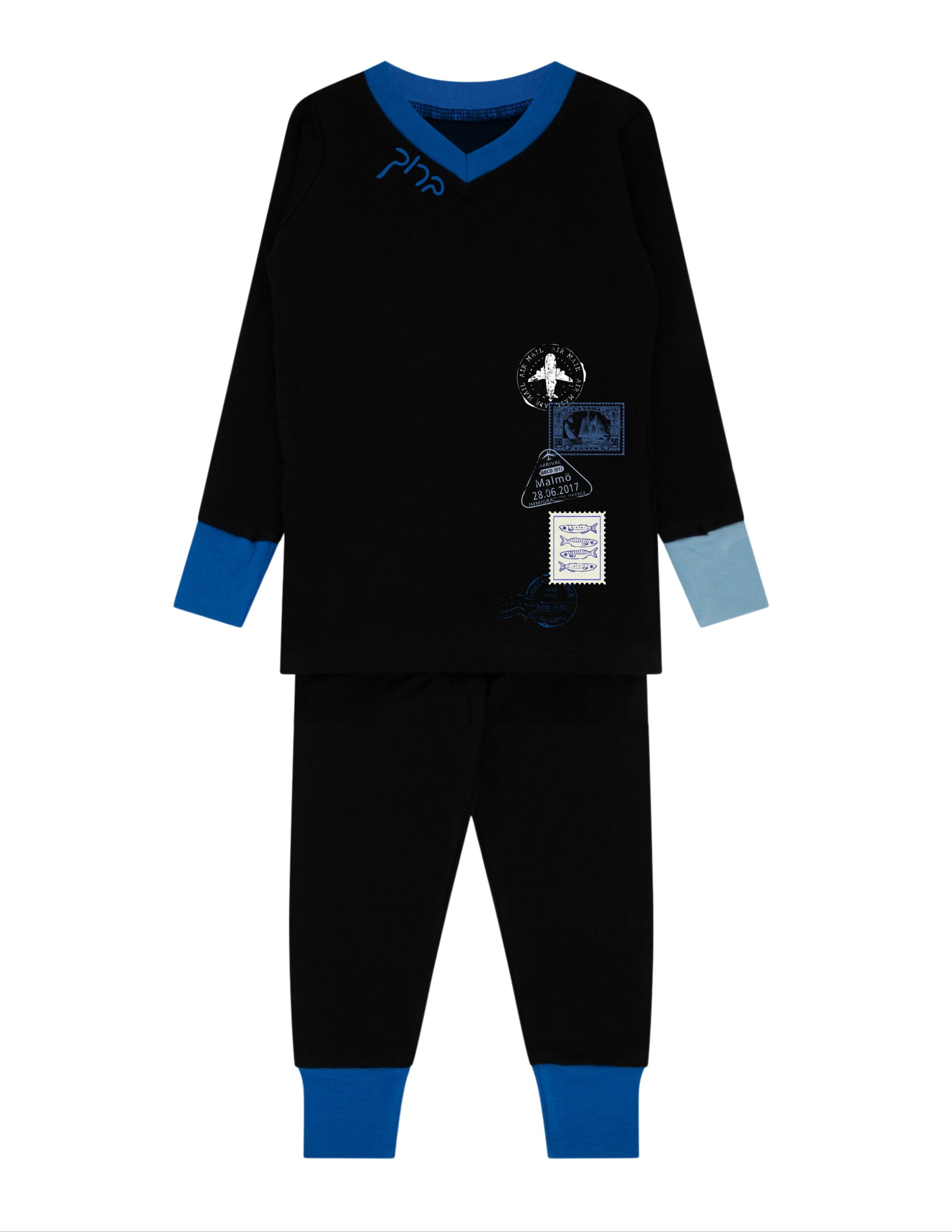 Postmarked Blue Pajama