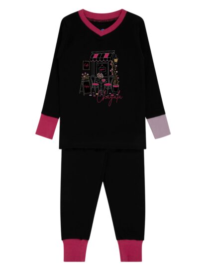 Cafe Corner Pink Pajama