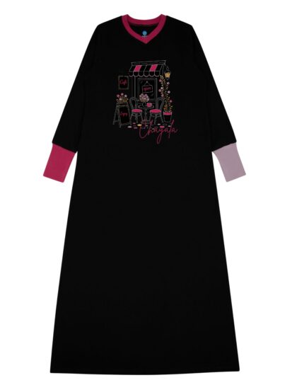 Cafe Corner Pink Nightgown