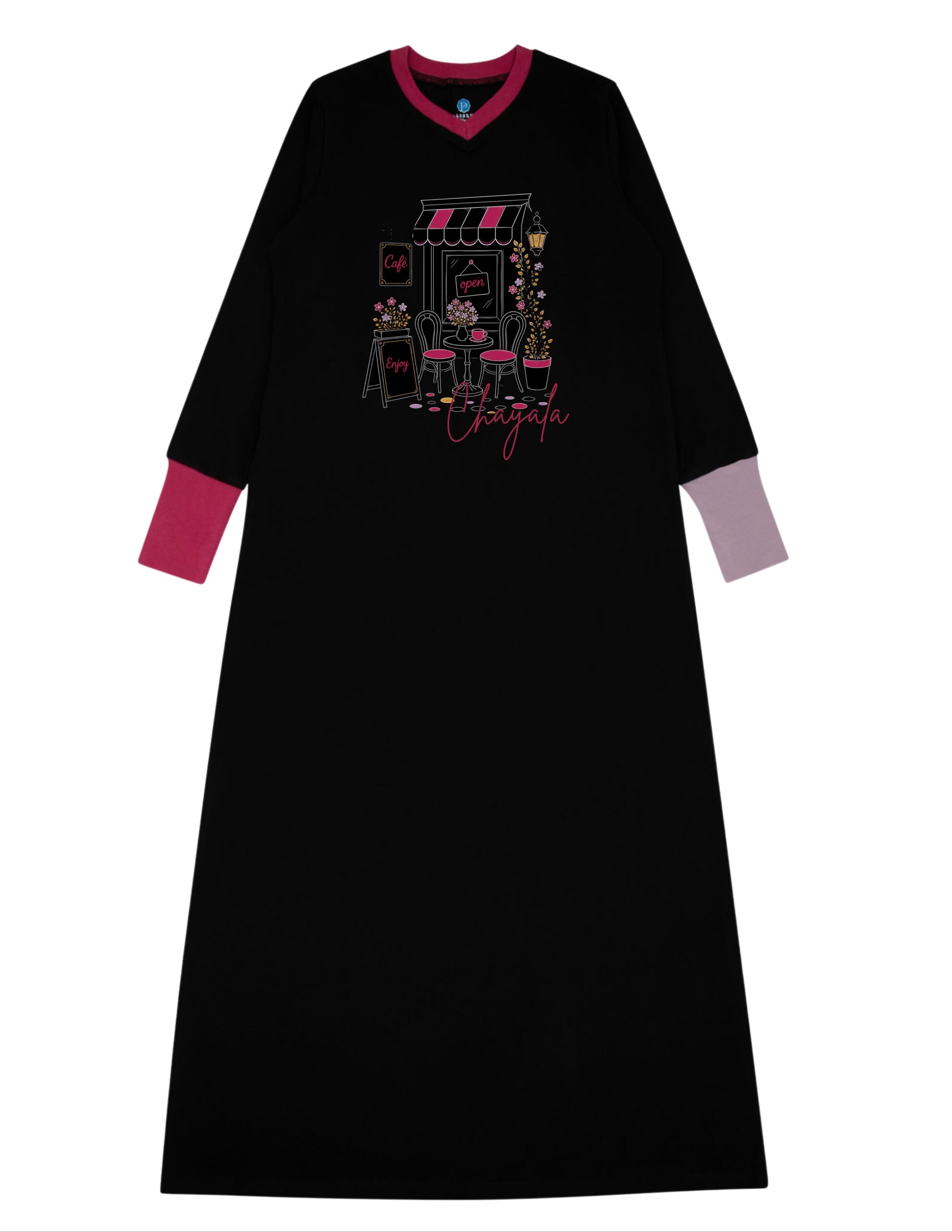 Cafe Corner Pink Nightgown
