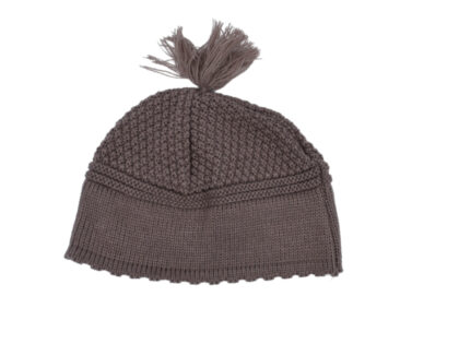 Taupe Sleep Yarmulke-Plain