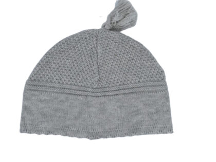 Heather Grey Sleep Yarmulke-Plain